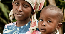 African Mother and Child